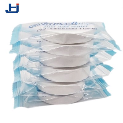 Hot sale pill packing compressed magic tissue cleaning up mini napkins coin towels