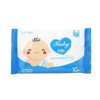 In Stock Private Label Coconut Wipes  All Non woven Baby Cleaning Disposable Non-woven Fabric Baby Wipes Biodegradable Wet Wipes