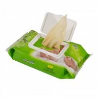 Natural 100% bamboo disposable formula baby wet wipes